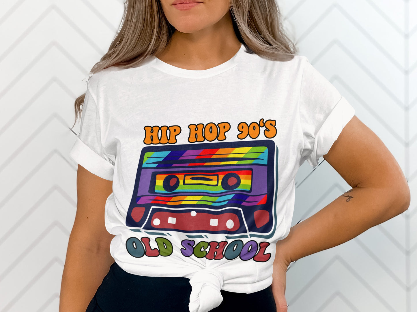 Hip Hop 90s Old School Graphic Tee Retro T-shirt