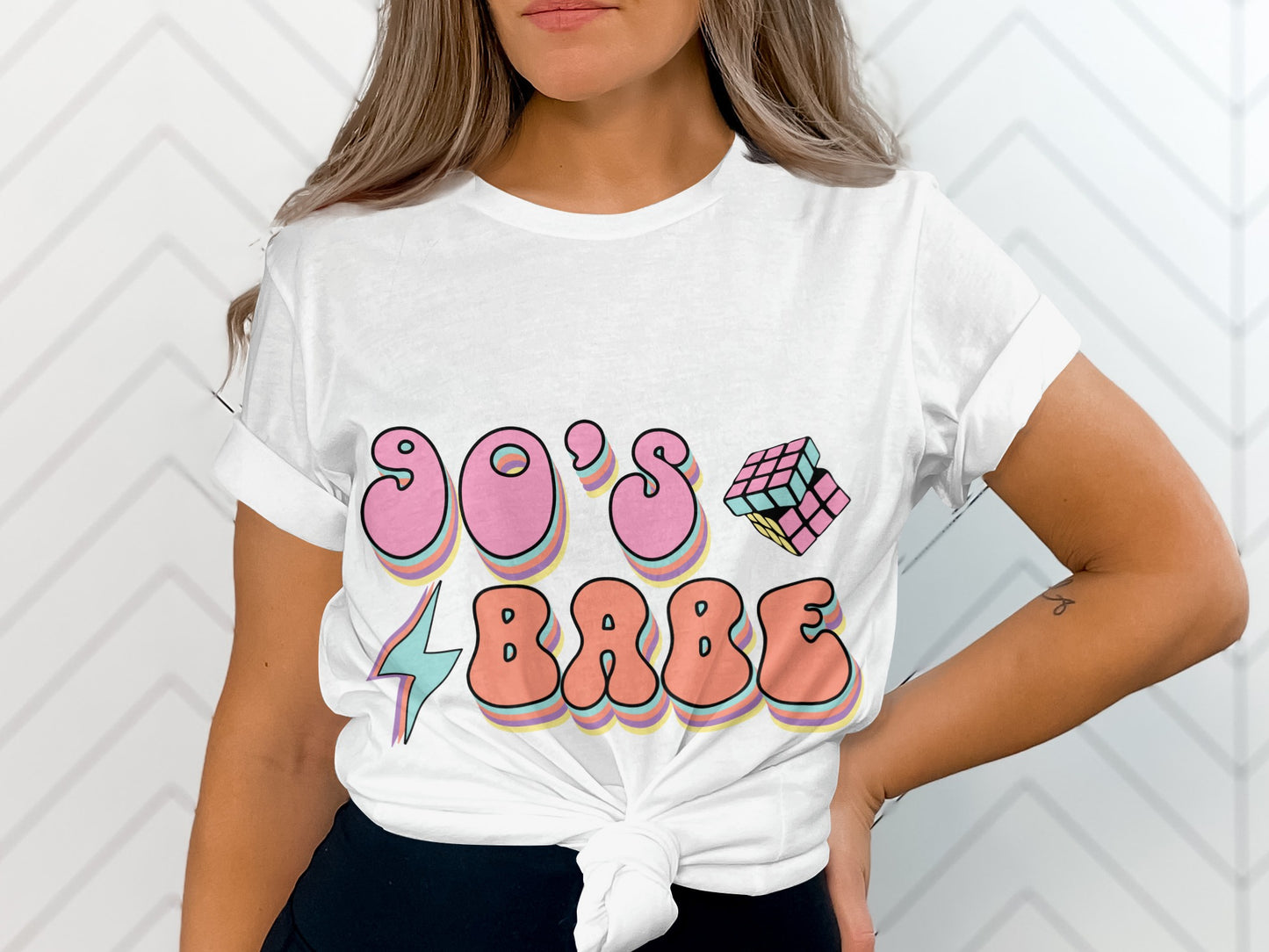 Retro 90s Babe Graphic Tee Vintage Style Shirt
