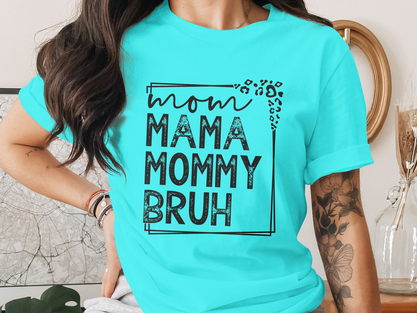 Mom Mama Mommy Bruh Graphic Tee Product