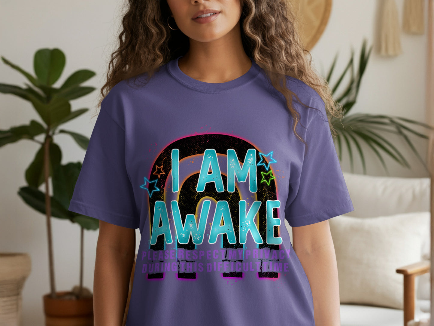 I Am Awake Please Respect My Privacy T-Shirt