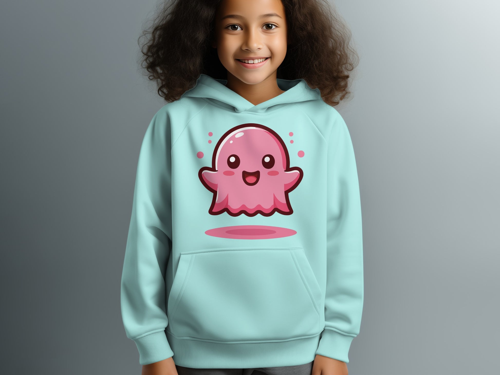 Cute Pink Jellyfish Kids Hoodie for Fun Outfits