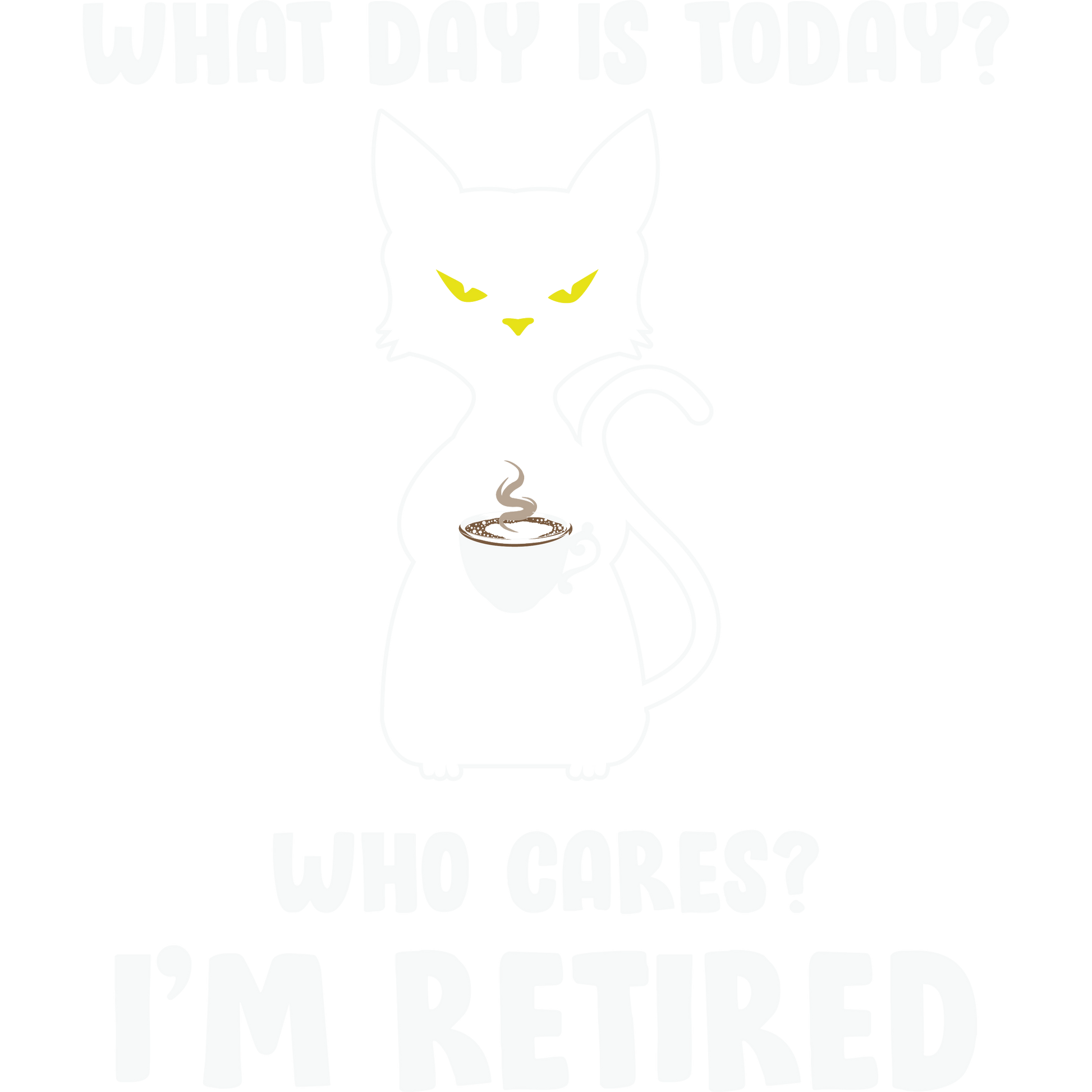 What Day Is Today Who Cares I'm Retired product