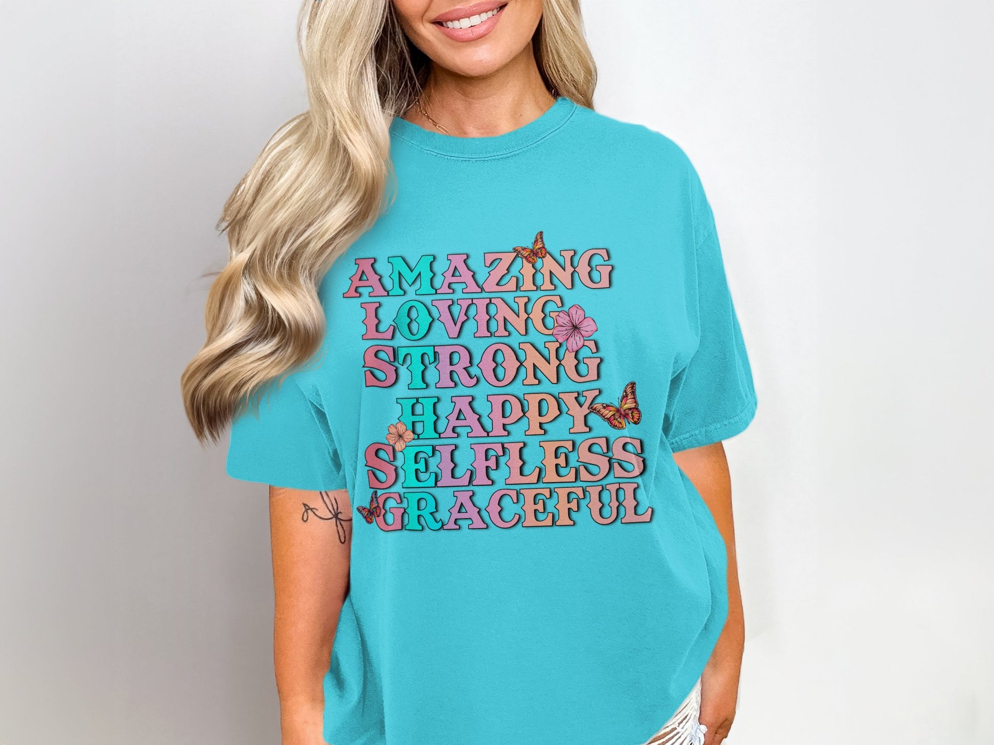 Amazing Loving Strong Happy Selfless Graceful T-shirt