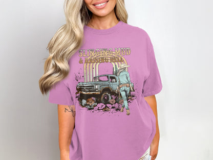 Slinging Mud and Marshmallows Graphic Tee