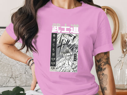 Japanese Art Inspired Graphic Tee for Anime Lovers