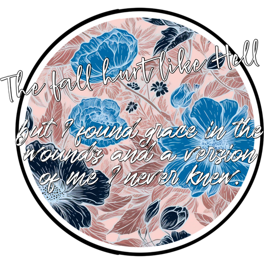 Inspirational Quote Floral Art Print
