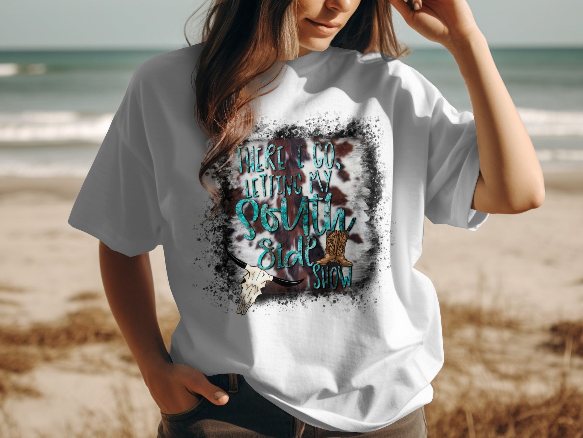 Here I Go Letting My Pigment Show Graphic Tee