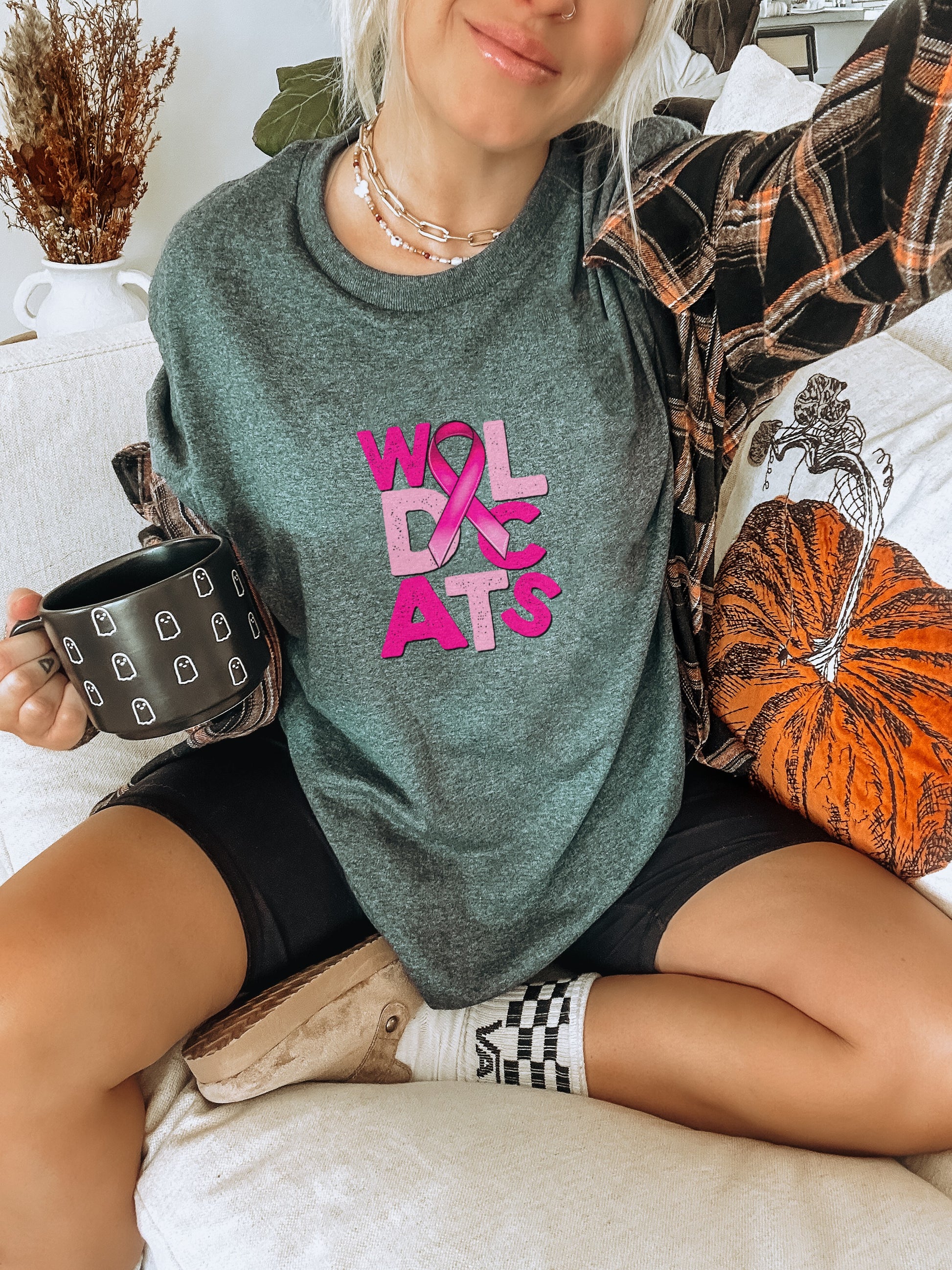 Wildcats Graphic Casual Unisex Crewneck Shirt