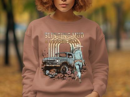 Slinging Mud and Raising Hell Graphic Sweatshirt