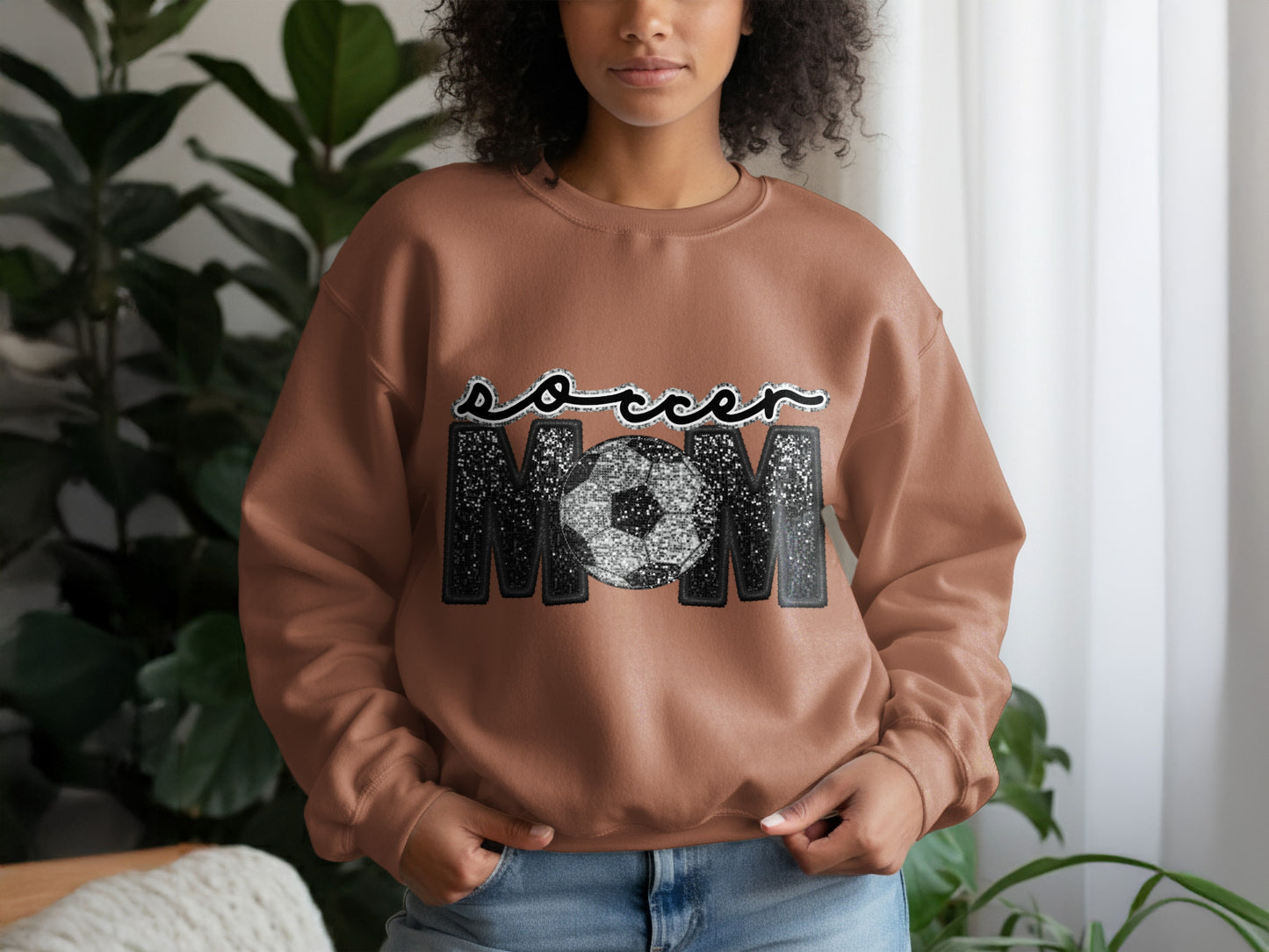 Cozy Fashionable Soccer Mom Sweatshirt