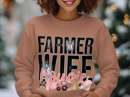 Farmer Wife Bougie Sweatshirt for Cozy Cold Days