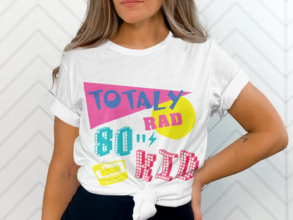 Totally Rad Kids 80's Retro T-Shirt