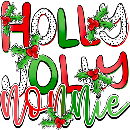 Holly Jolly Vow Me Christmas Graphic Design