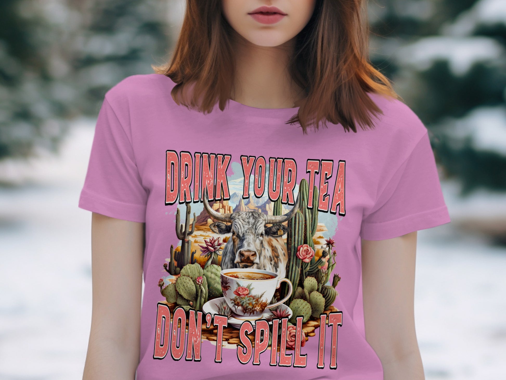 Drink Your Tea Don't Spill It T-shirt