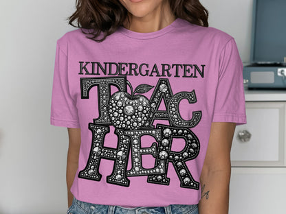 Kindergarten Teacher Graphic Statement Shirt