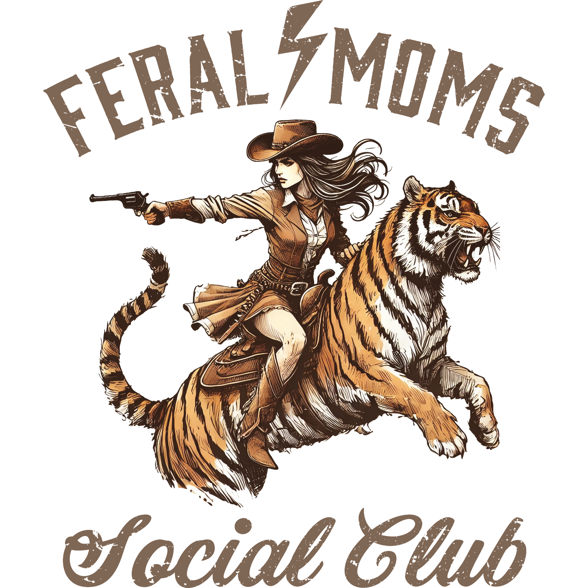 FERAL SMOMS Social Club Graphic Western Design