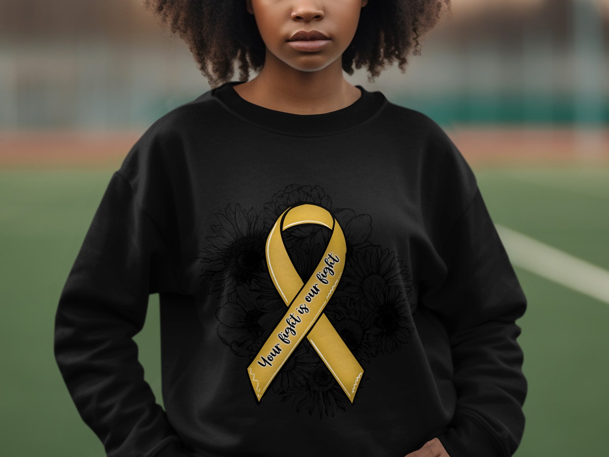 Yellow Ribbon Your Fight is Our Fight Sweatshirt