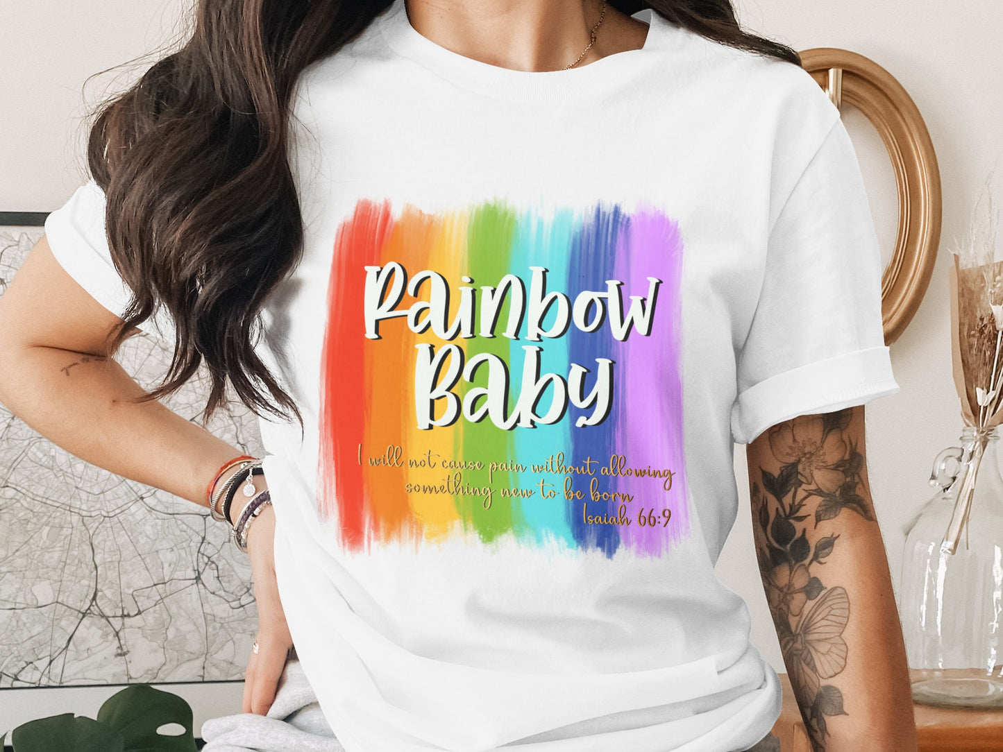 Rainbow Baby Inspirational Quote T-shirt