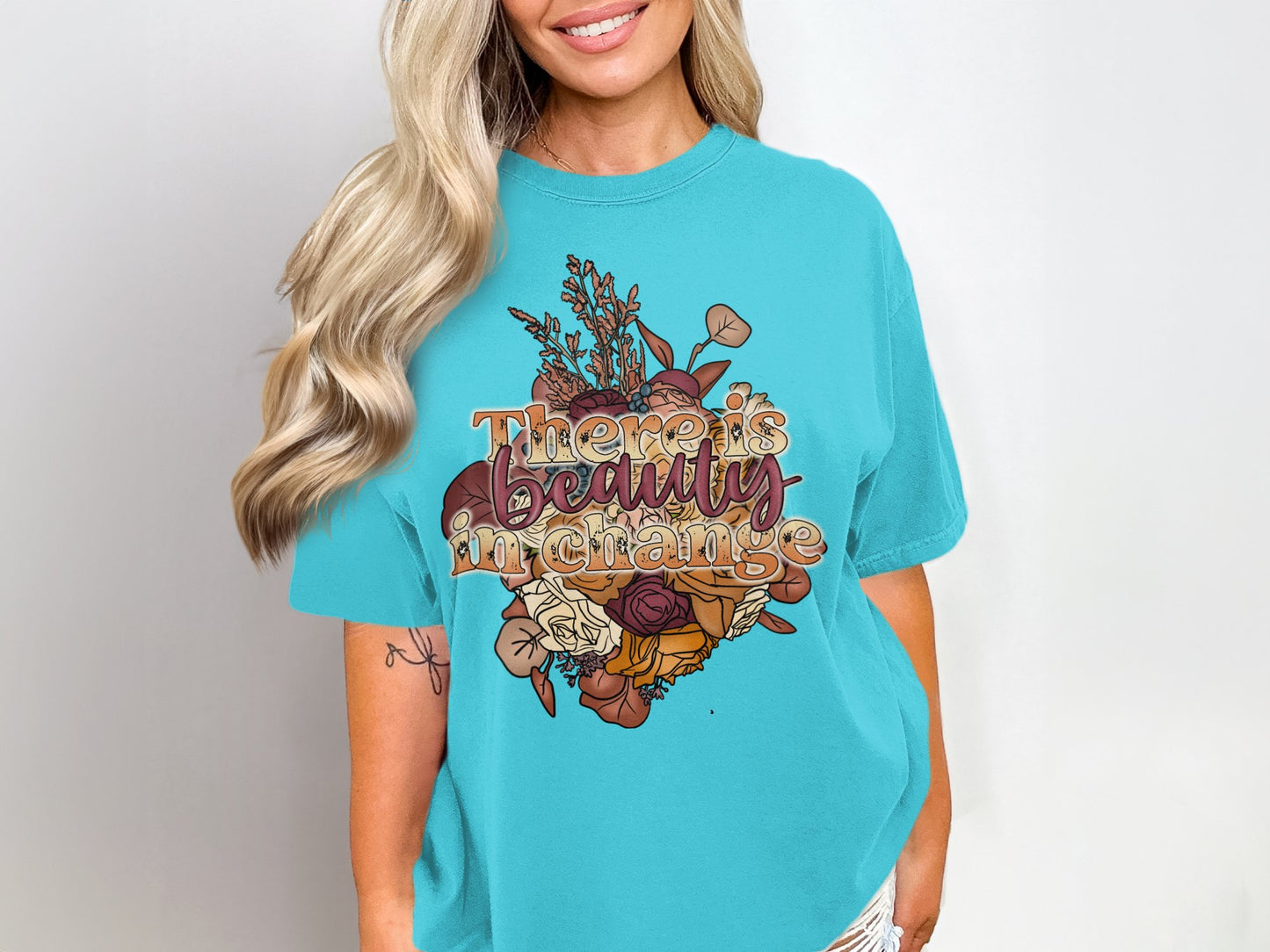 There Is Beauty In Change Graphic Tee