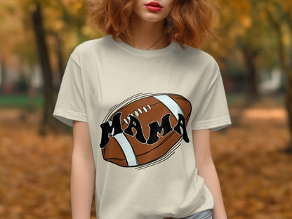 Mama Football Graphic Tee Casual Shirt product type