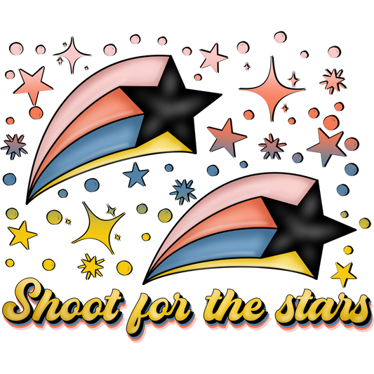 Shoot for the stars with colorful shooting stars product