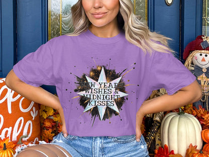 New Years Wishes and Midnight Kisses T-shirt