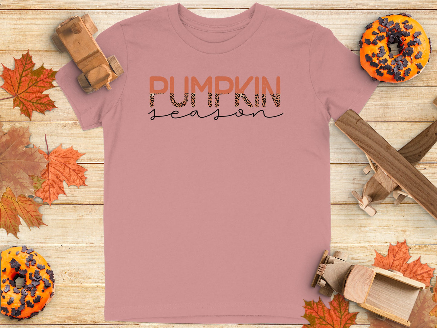 Pumpkin Season Graphic Tee Autumn Fall Shirt
