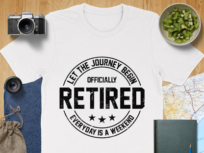 Let The Journey Begin Officially Retired T-shirt