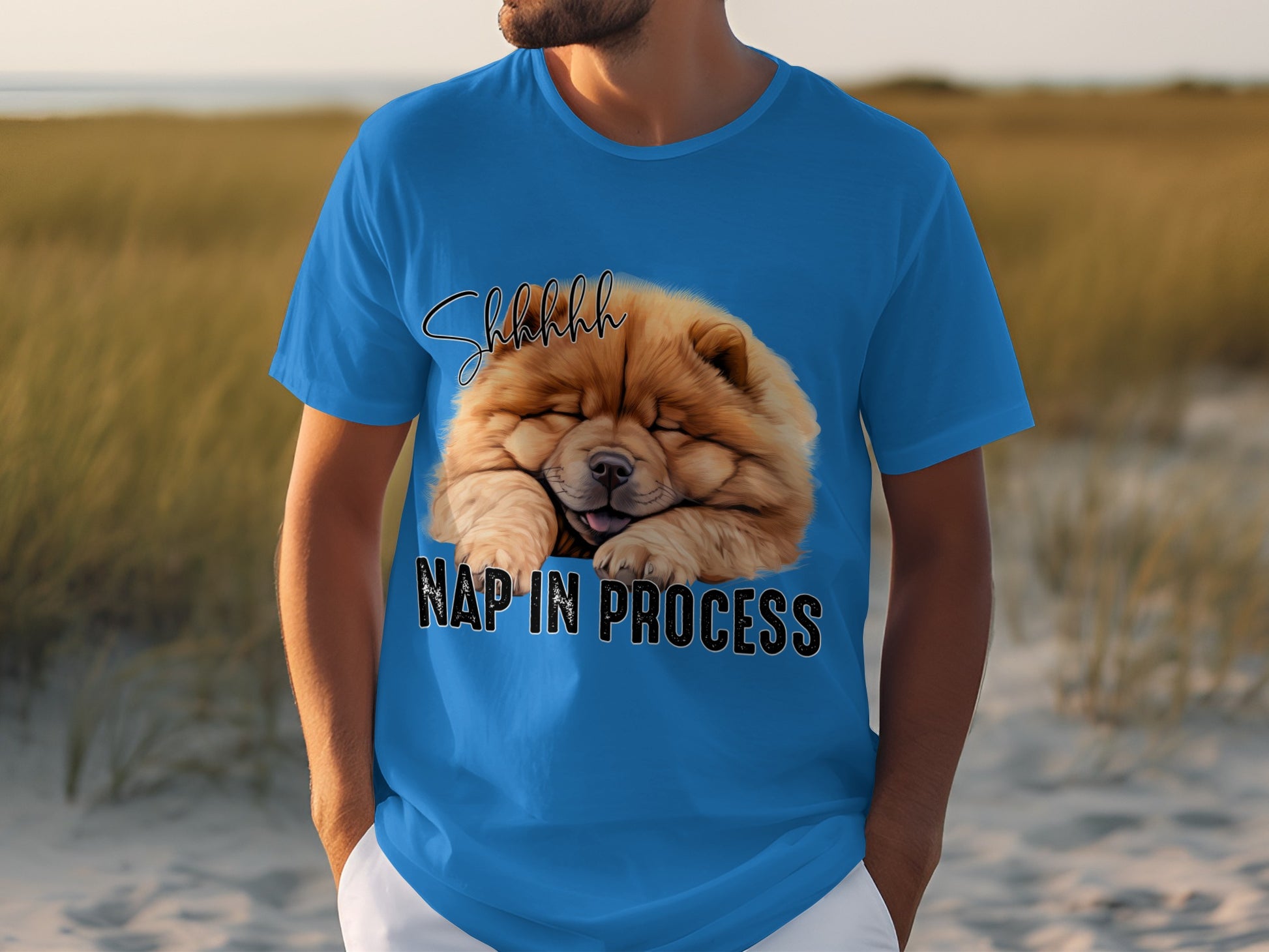 Shhhh Nap In Process T-shirt for Dog Lovers