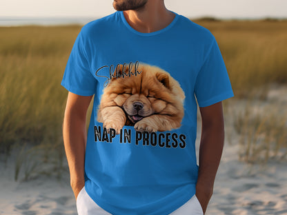 Shhhh Nap In Process T-shirt for Dog Lovers