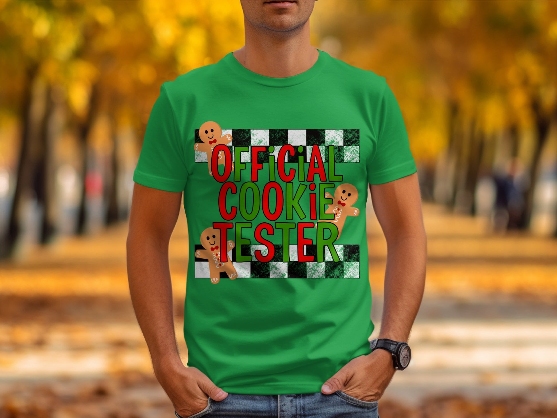 Official Cookie Tester Graphic Tee Shirt Product