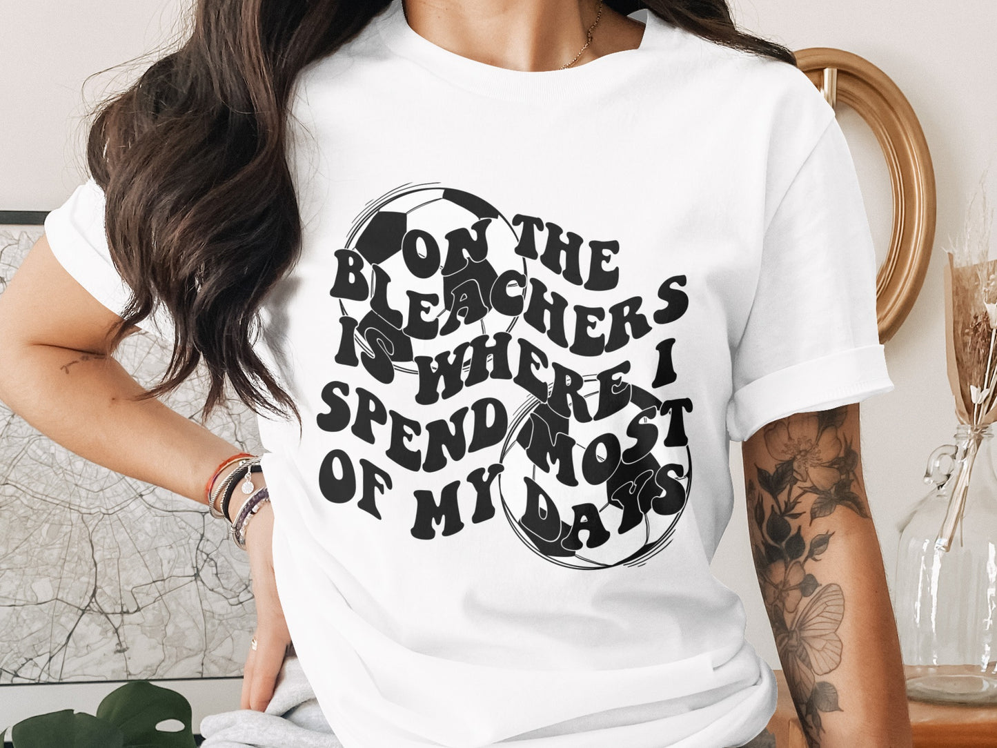 On The Bleachers Is Where I Spend Most Of My Days Shirt