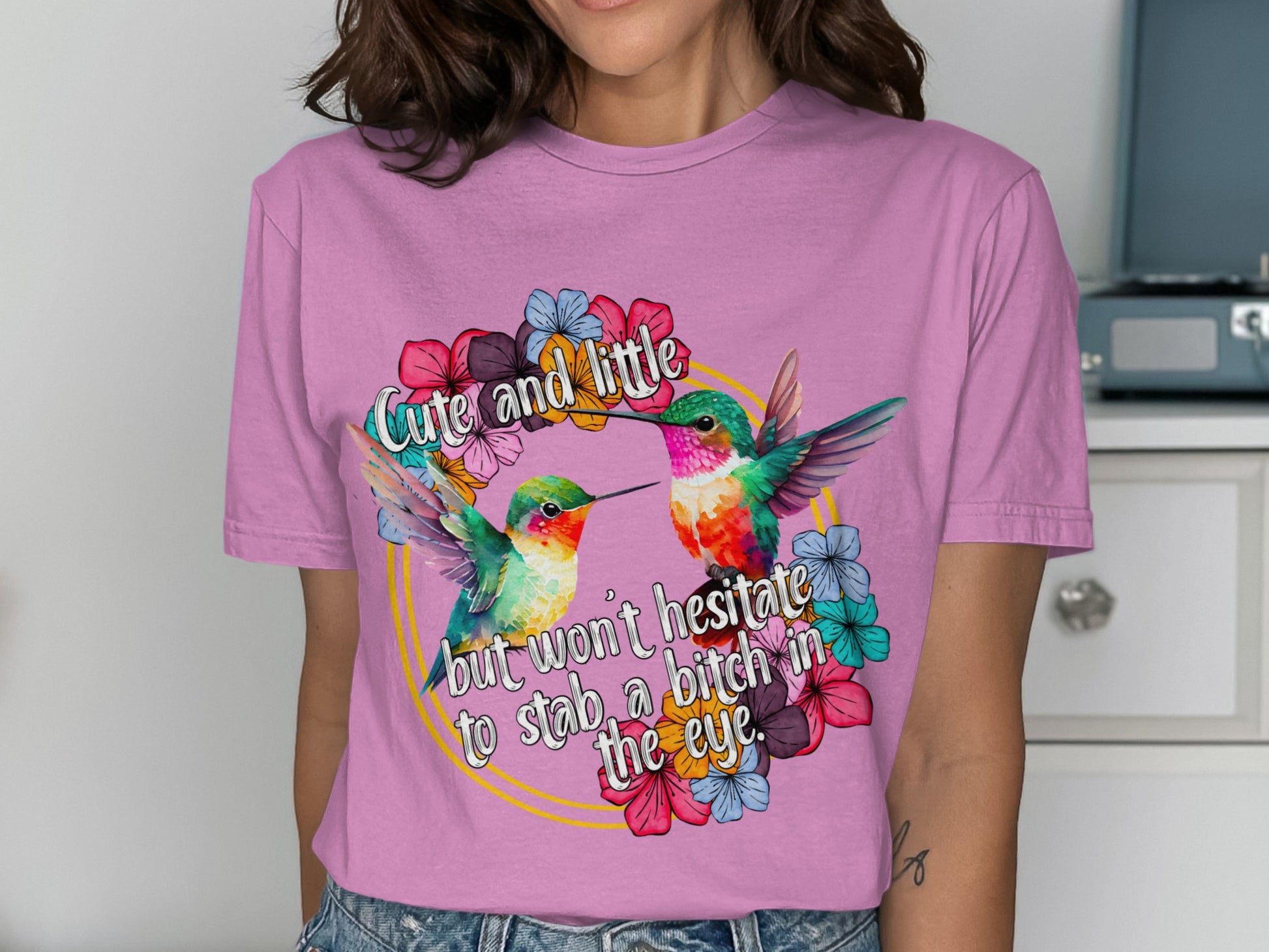Cute and Little Hummingbird Graphic Tee