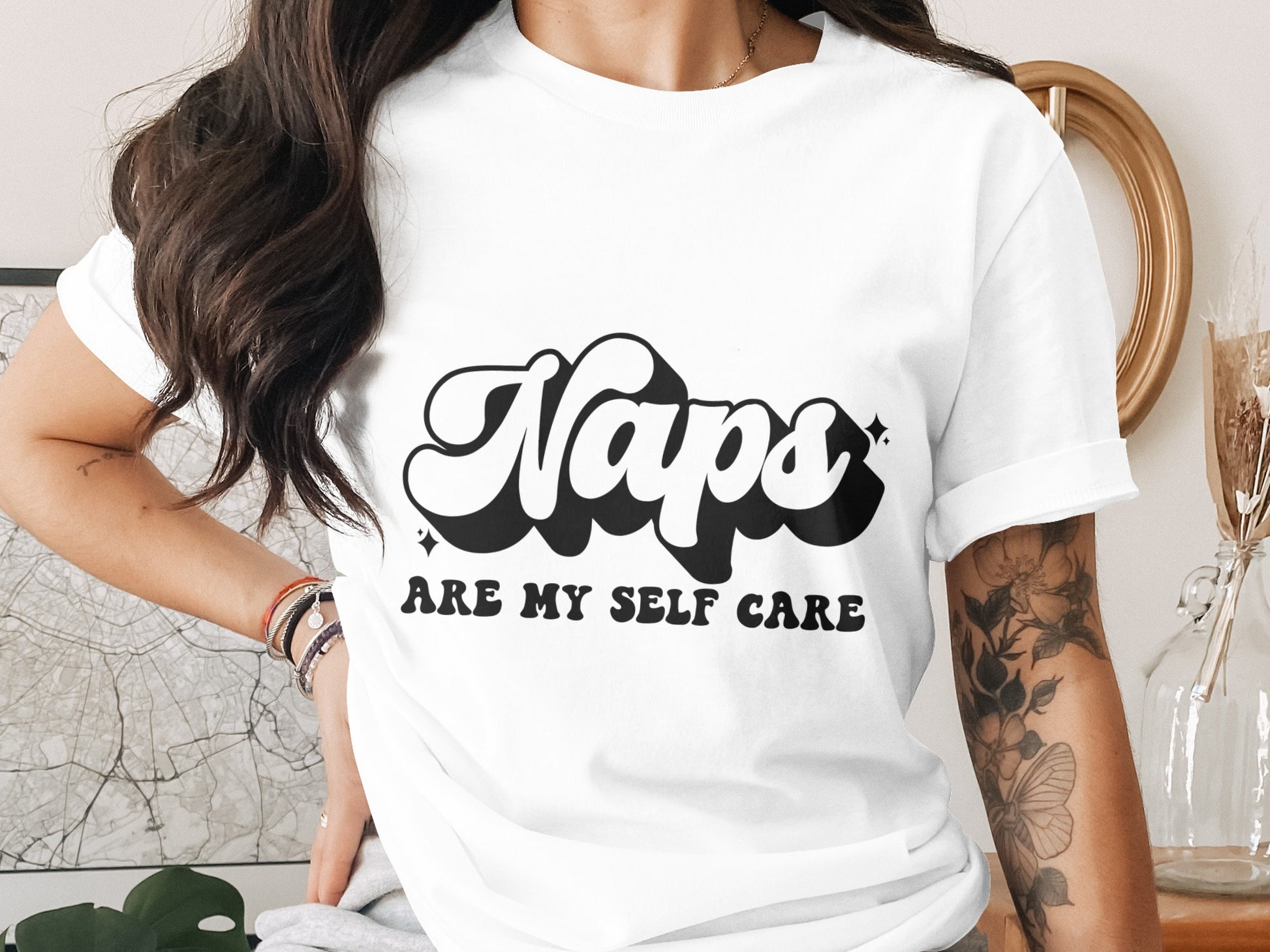 Naps Are My Self Care Graphic T-Shirt Apparel