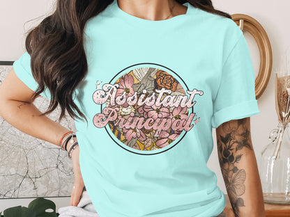 Assistant Principal Floral Design Women's T-shirt