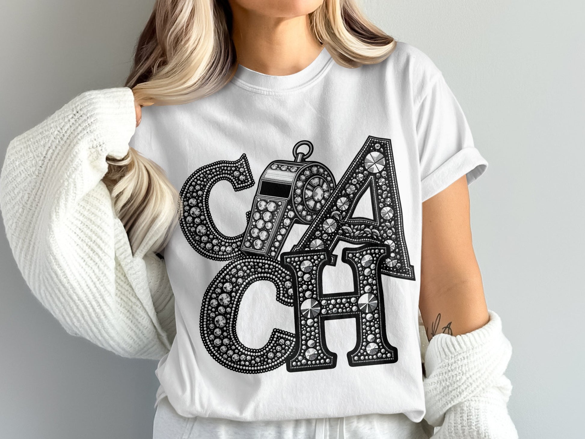 Sparkling Chic Graphic Fashion Statement Shirt