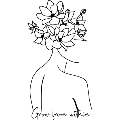 Grow from Within Floral Art Print