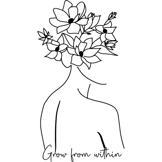 Grow from Within Floral Art Print