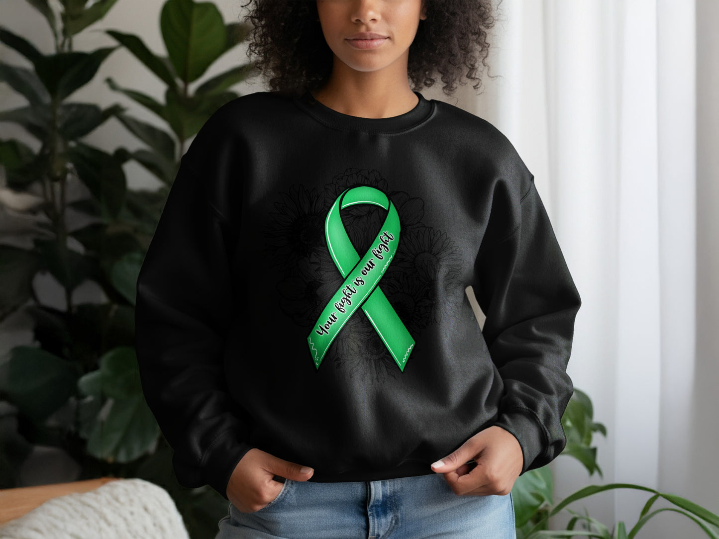 Mental Health Matters Awareness Ribbon Sweatshirt