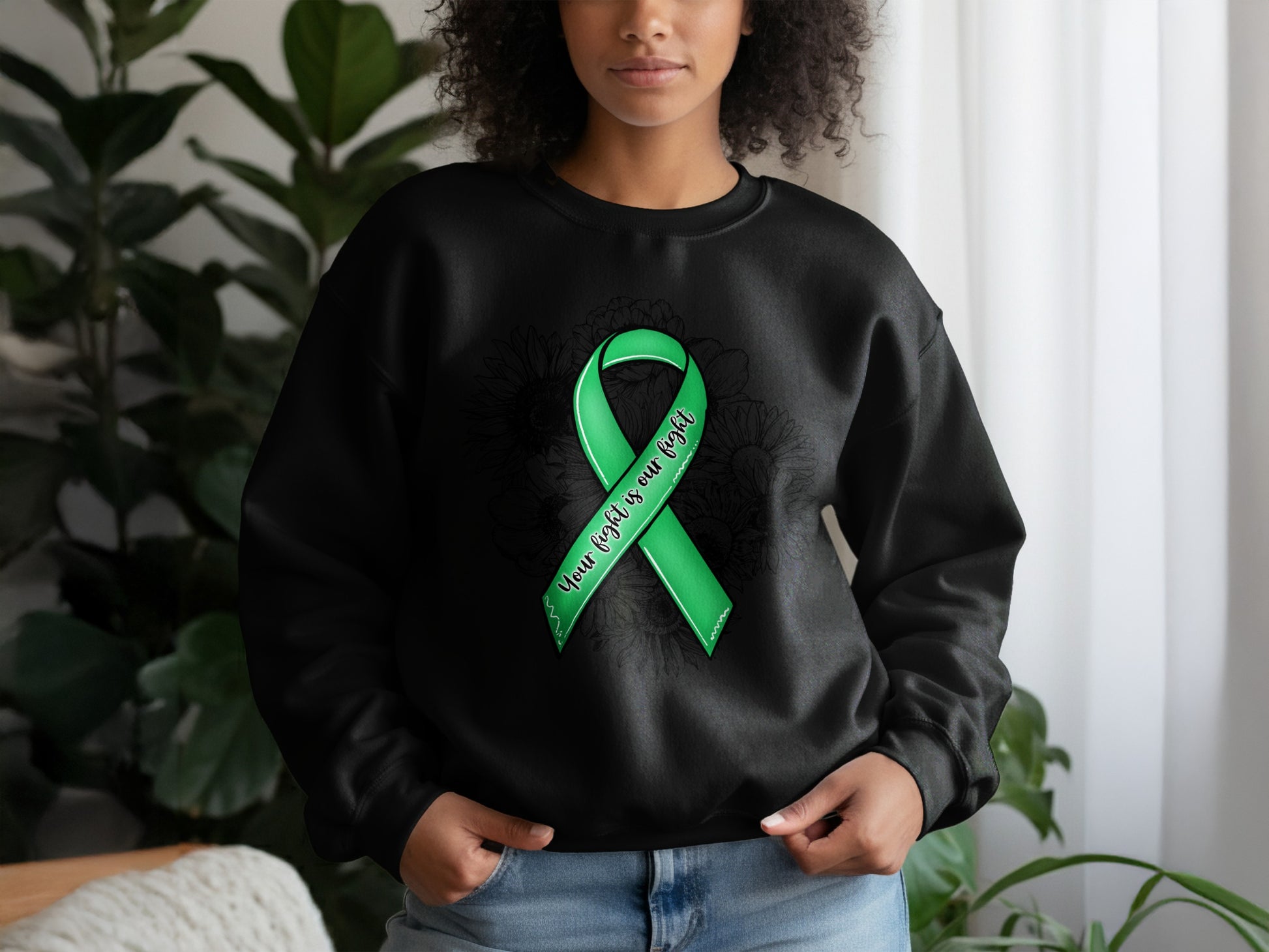 Mental Health Matters Awareness Ribbon Sweatshirt