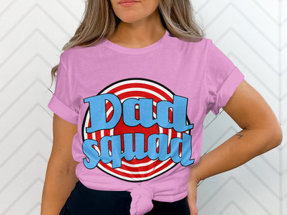 Dad Squad Graphic Tee for Casual Wear