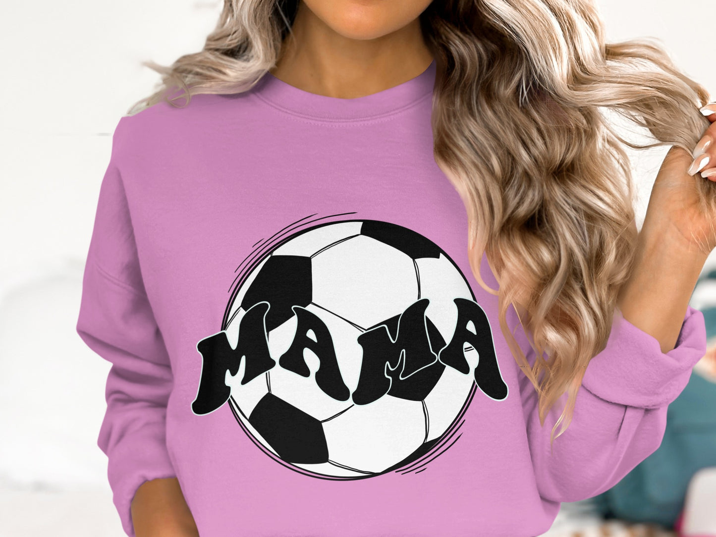 Trendy Soccer Mama Graphic Sweatshirt product