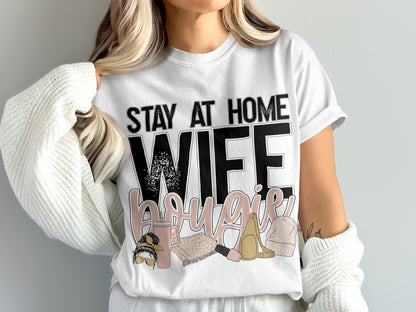 Stay at Home Wife Bougie Graphic Tee for Women