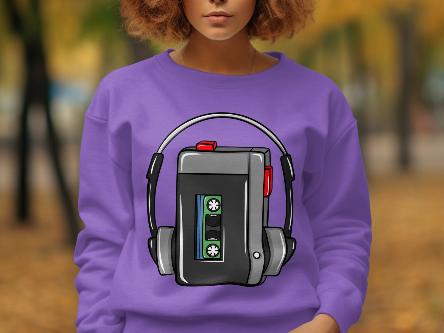 Retro Cassette Player Graphic Sweatshirt product