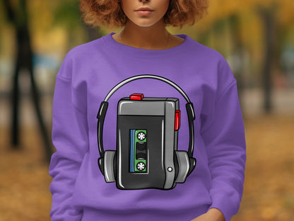 Retro Cassette Player Graphic Sweatshirt product