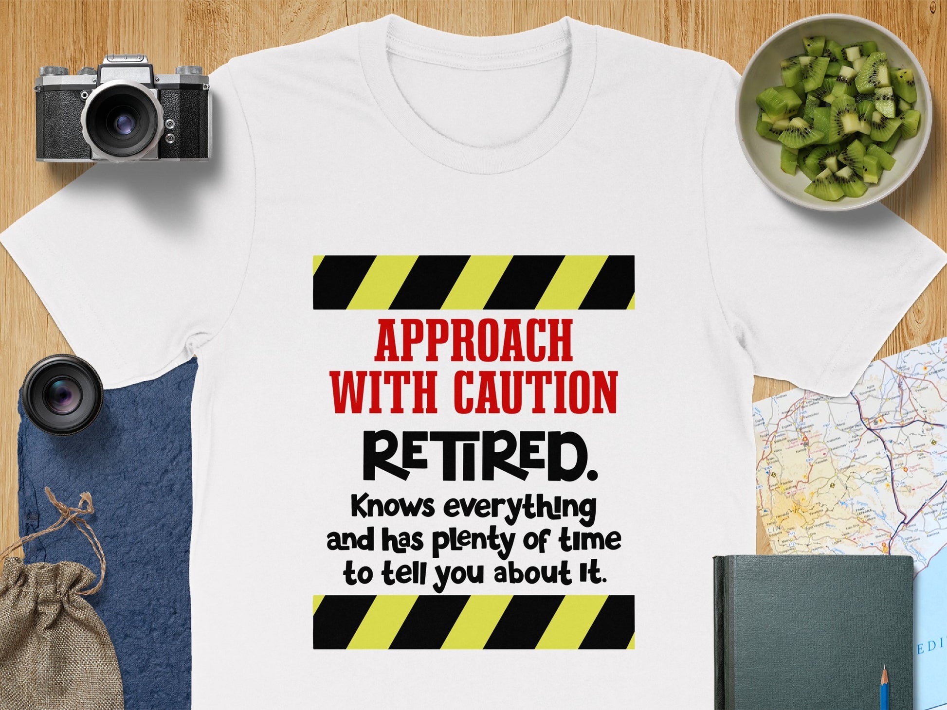 Retired Knows Everything Approach with Caution product