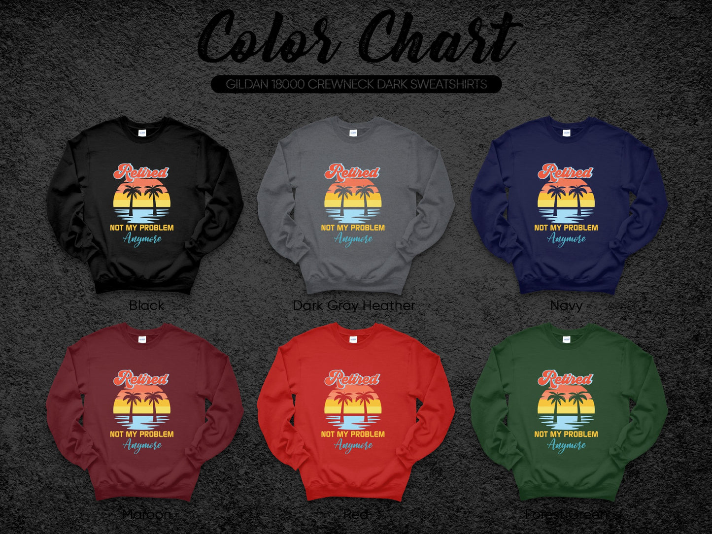 Relax Not My Problem Anymore Crewneck Sweatshirt
