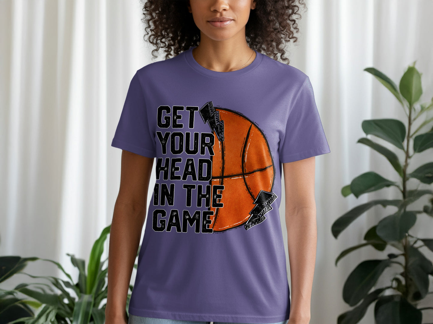 Get Your Head in the Game Basketball Tee