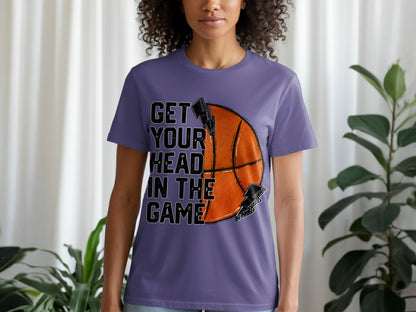 Get Your Head in the Game Basketball Tee
