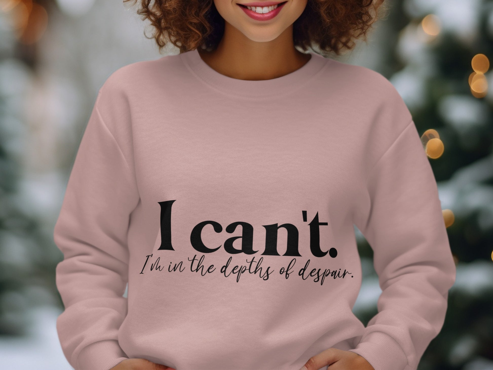 I can't I'm in the depths of despair product